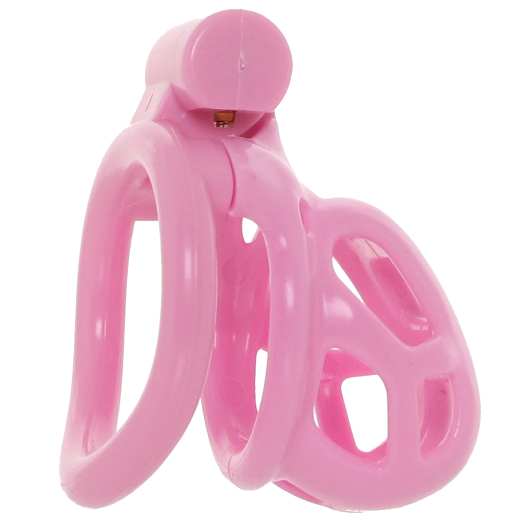 Blueline Small Pink Humiliation Prisoner Cock Cage Bondage and Fetish > Cock and Ball Devices