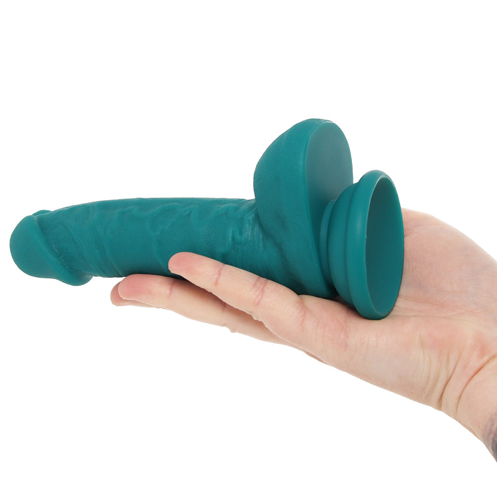 Declan 6.5 Inch Silicone Dildo in Green Dildo Sex Toys > Realistic Dildos