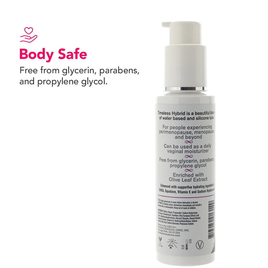 Simply Timeless for Menopause Hybrid Lube 4oz/120ml Lubes and Lotions > Hybrid Lubricants