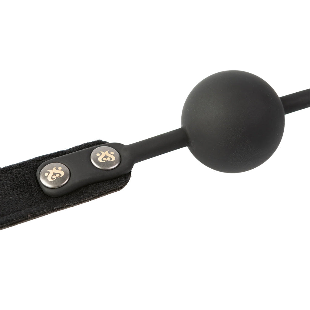 Sei Mio Strictly Come Quietly Soft Strap Silicone Ball Gag Bondage and Fetish > Ball Gags & Mouth Restraints