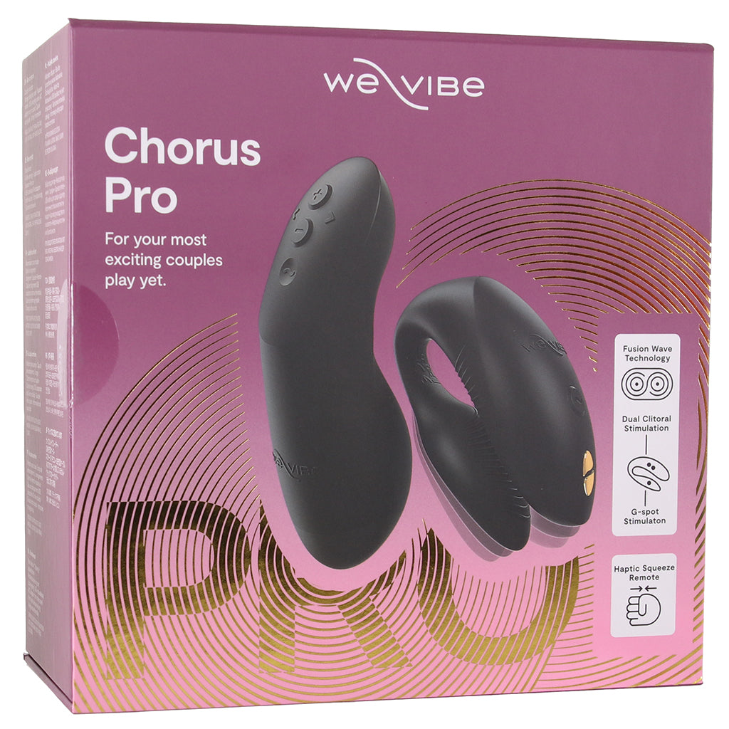 We-Vibe Chorus Pro Couples Vibe in Satin Black Vibrators > G-Spot Vibrators