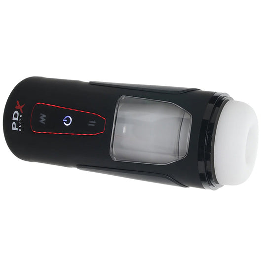 PDX Elite Milk Me Hotter Auto Stroker with Heating Base Male Masturbators > Auto Strokers