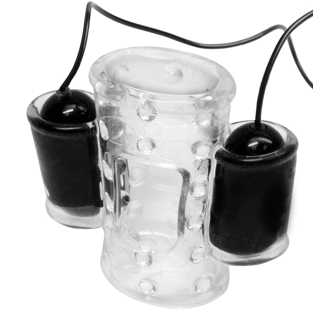 Trinity Men Dual Vibrating Cock Teaser Cock Rings