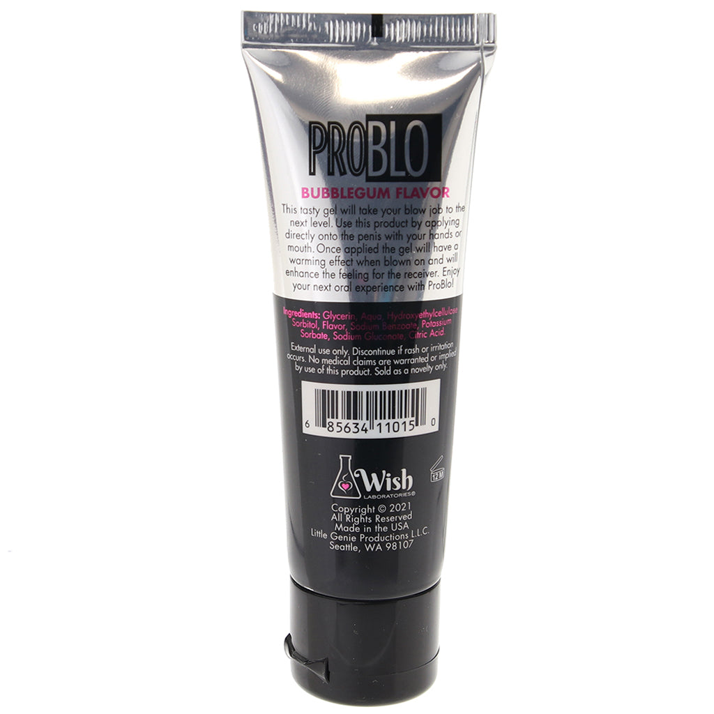 Pro Blo Flavored Oral Gel 1.5oz/44ml in Bubblegum Lubes and Lotions > Sexual Stimulants