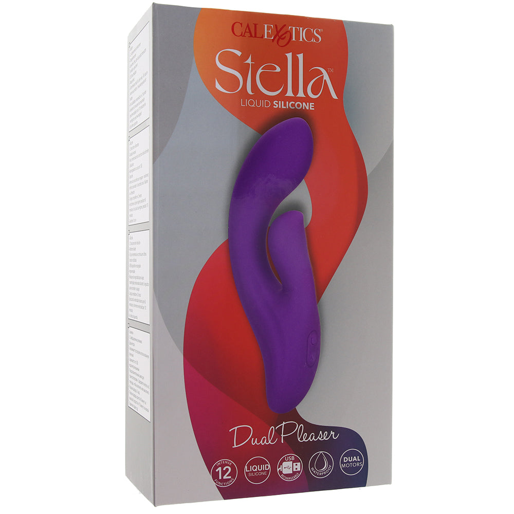 Stella Liquid Silicone Dual Pleaser Vibrators > Rabbit Vibrators