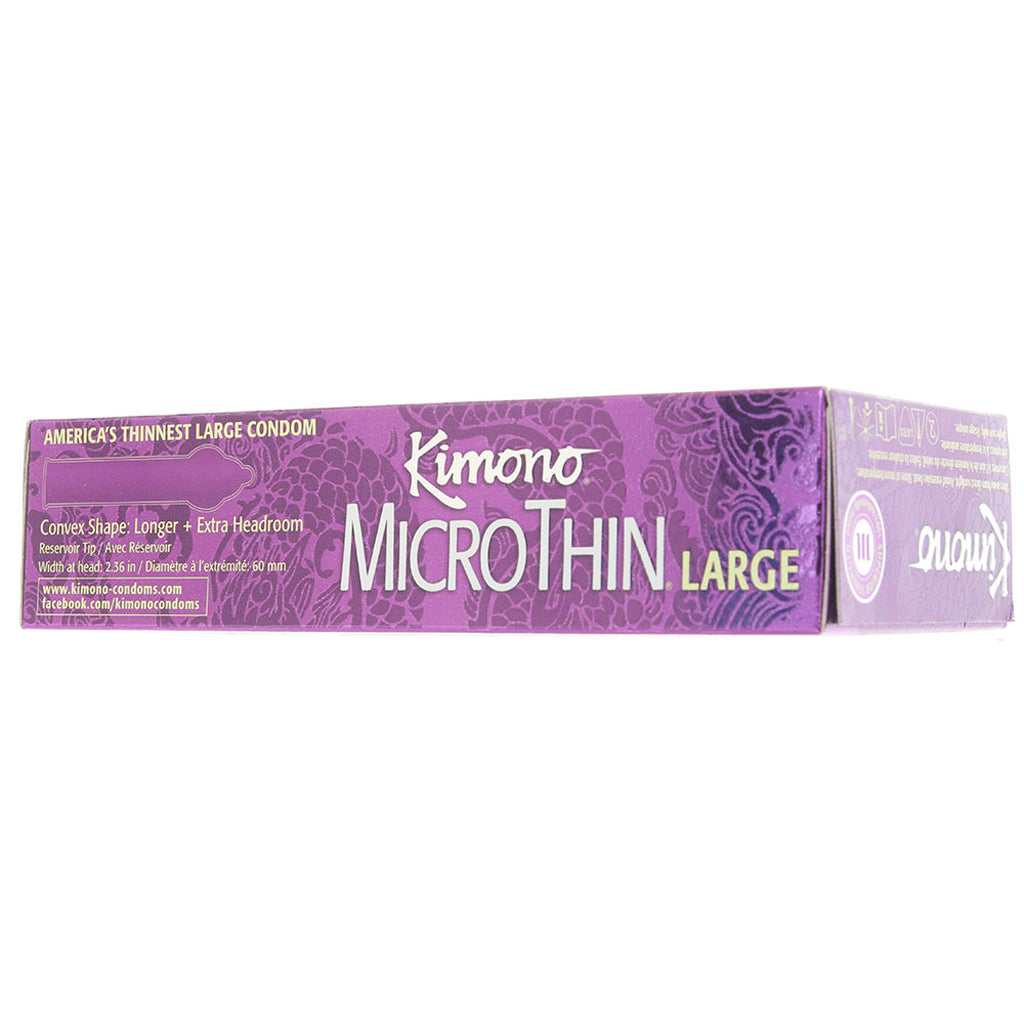 Kimono MicroThin Plus Large Condoms in 12 Pack Condoms