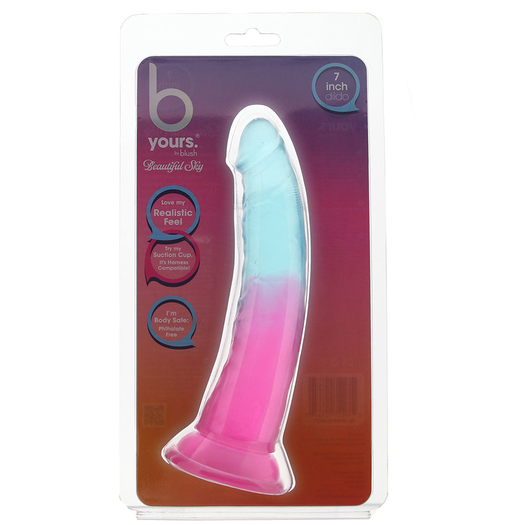 B Yours Beautiful Sky 7 Inch Dildo Dildo Sex Toys > Realistic Dildos
