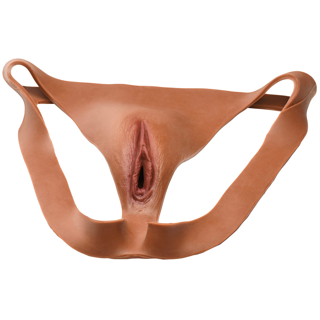 Master Series Pussy Strap Silicone Jockstrap in Dark Sexual Wellness > Gender Expression and Affirmation