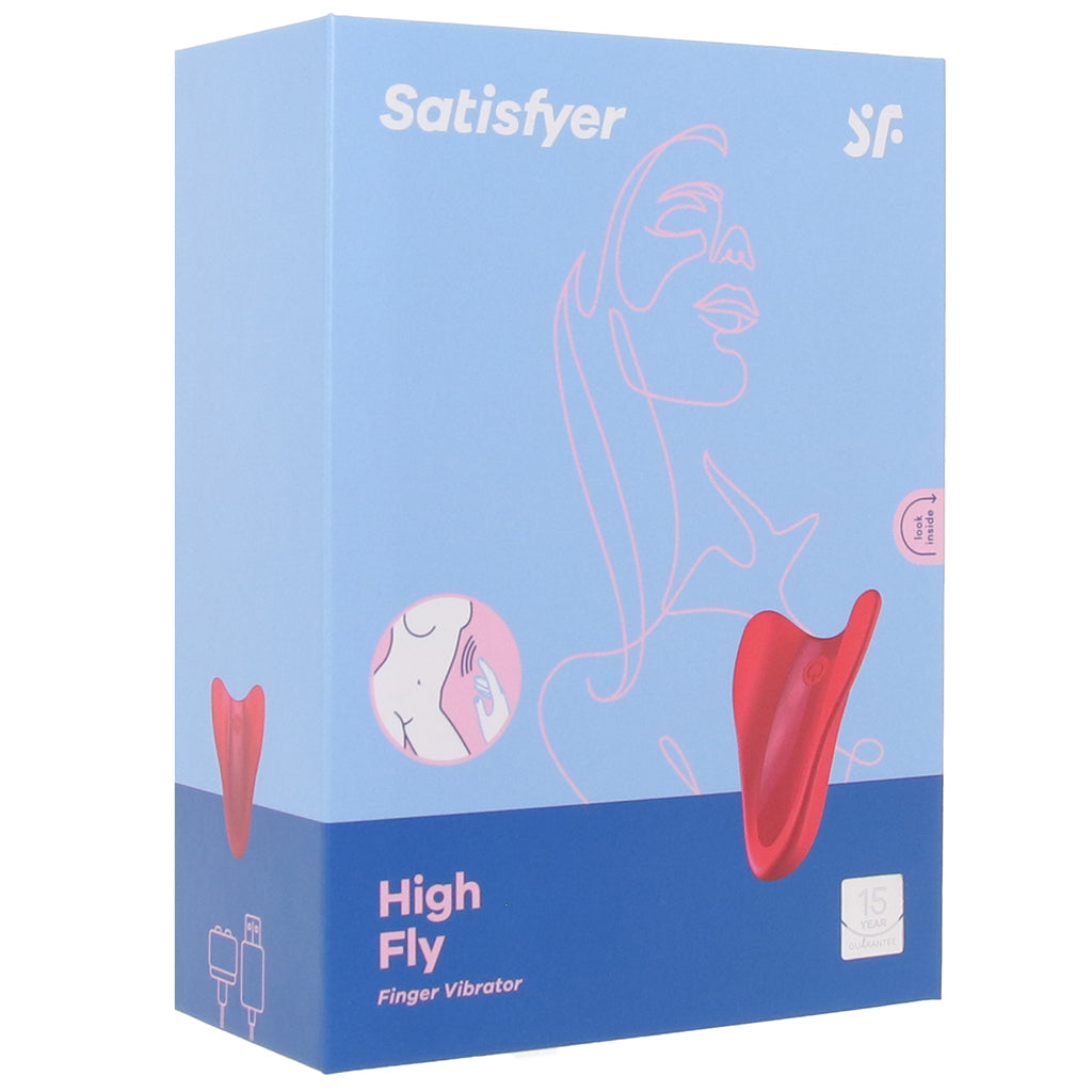 Satisfyer High Fly Finger Vibe in Red Vibrators > Clitoral Stimulators