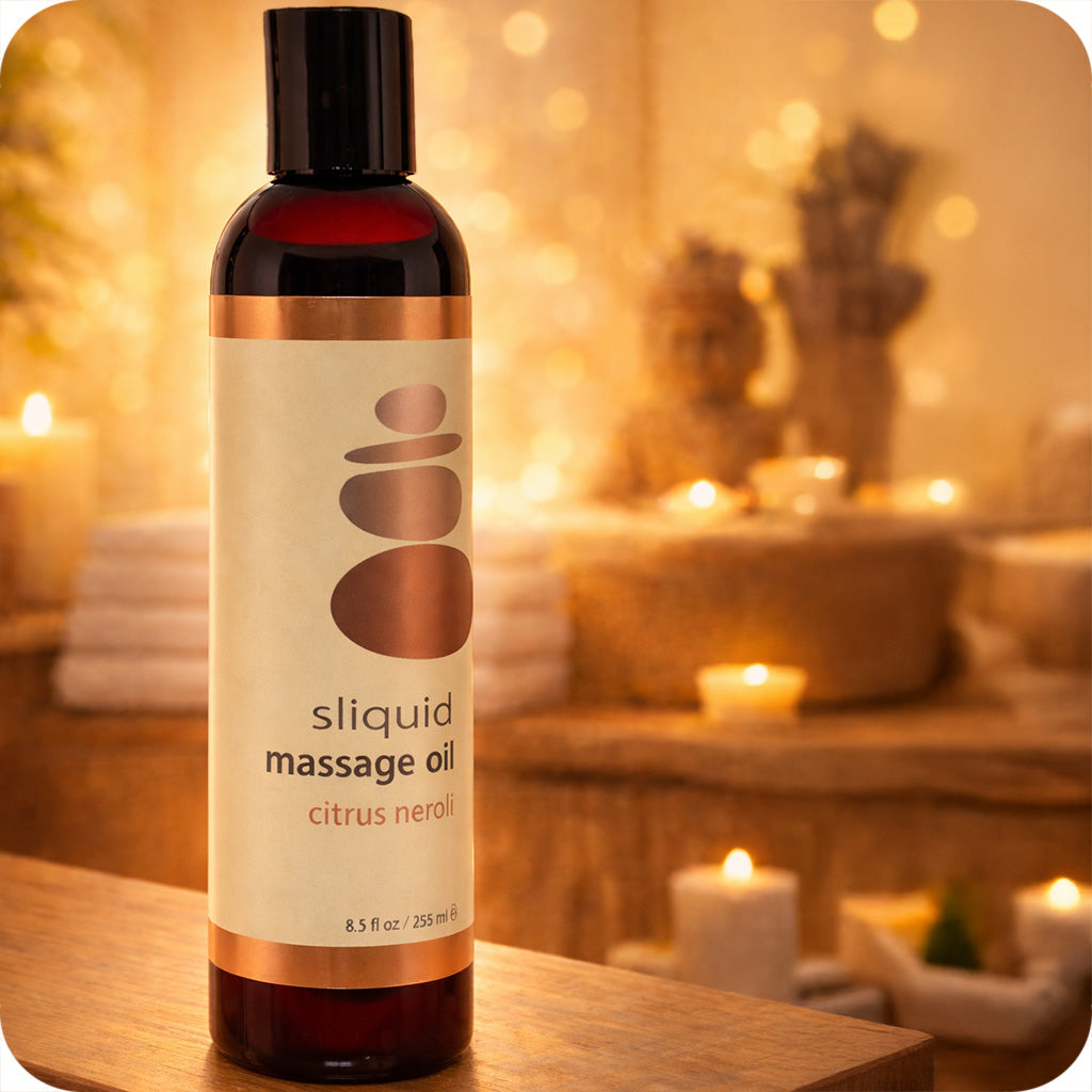 Balance Massage Oil 8.5oz/255ml in Citrus Neroli Lubes and Lotions > Erotic Massage Oils