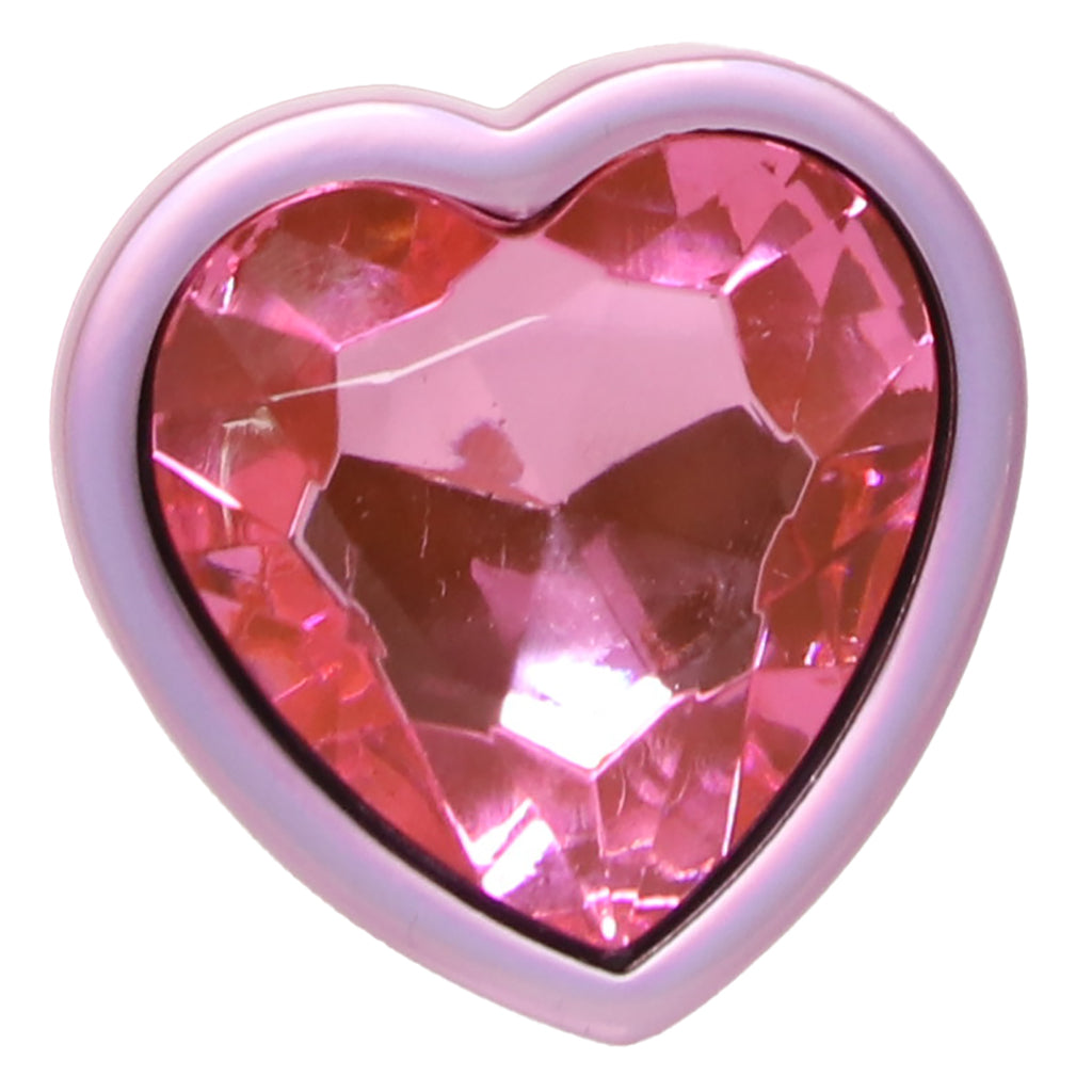 Booty Bling Pink Metal Jewelled Butt Plug in Small Anal Sex Toys > Butt Plugs