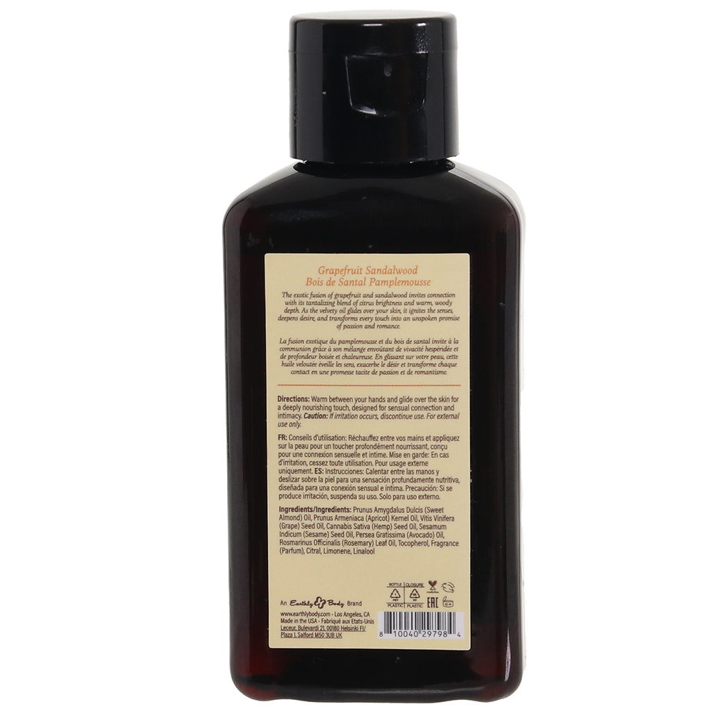 At Night Massage Oil 2oz/60ml in Grapefruit Sandalwood Lubes and Lotions > Erotic Massage Oils