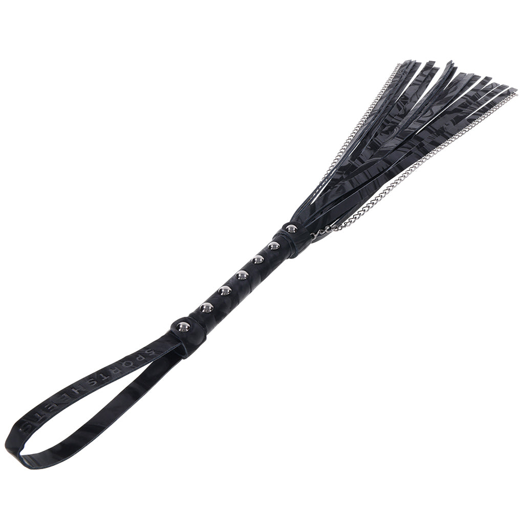 Velvet Noir Chain Flogger Bondage and Fetish > Whips and Crops