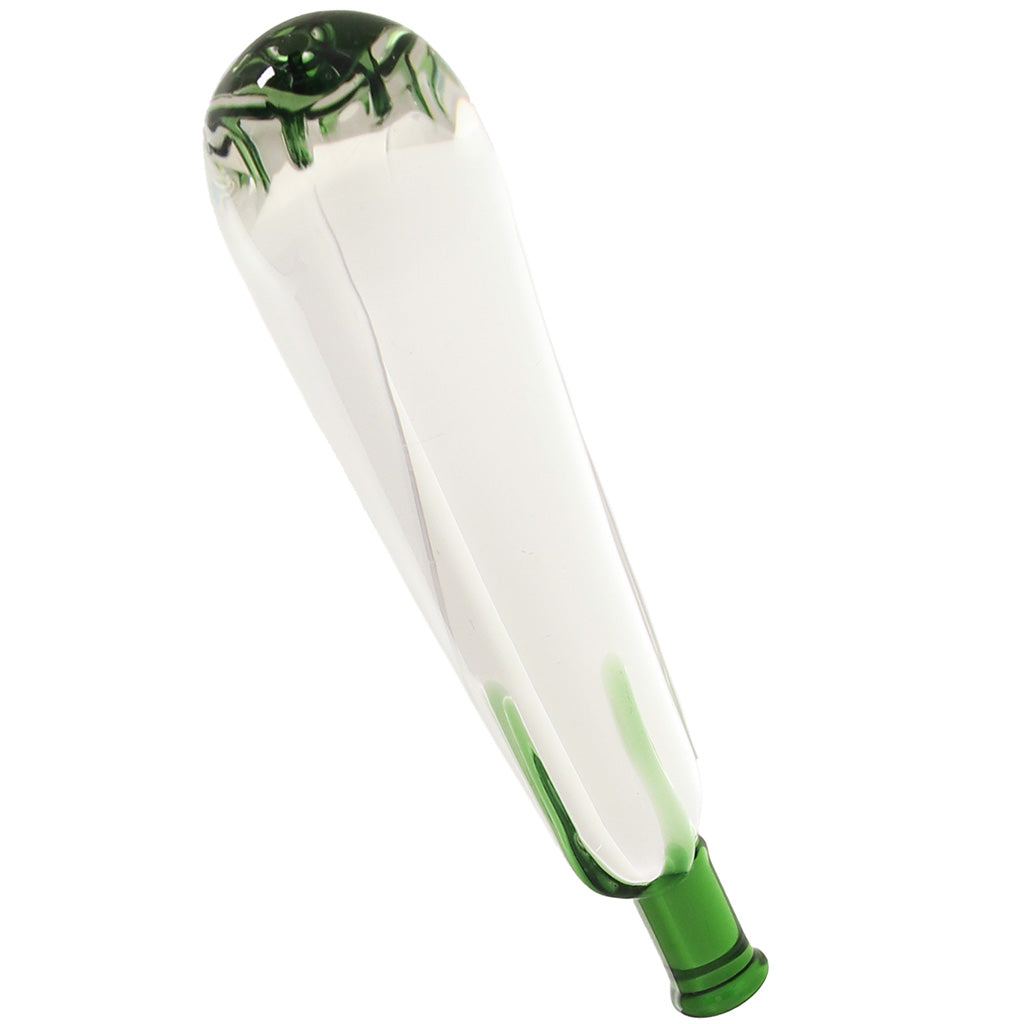 gläs Eggplant Ecstacy Glass Dildo Dildo Sex Toys > G-Spot Dildos
