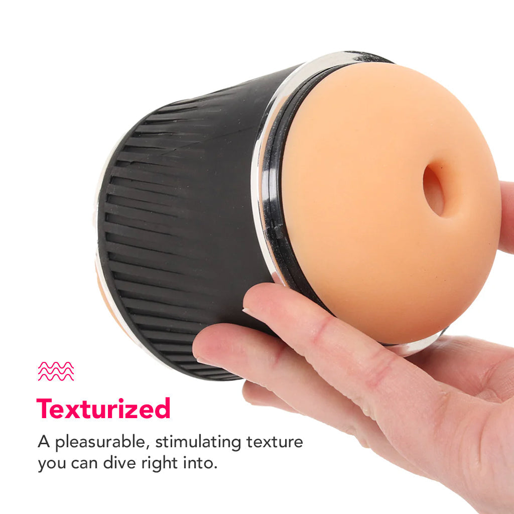PinkCherry Realistic Dual Ended Stroker Male Masturbators > Pocket Strokers