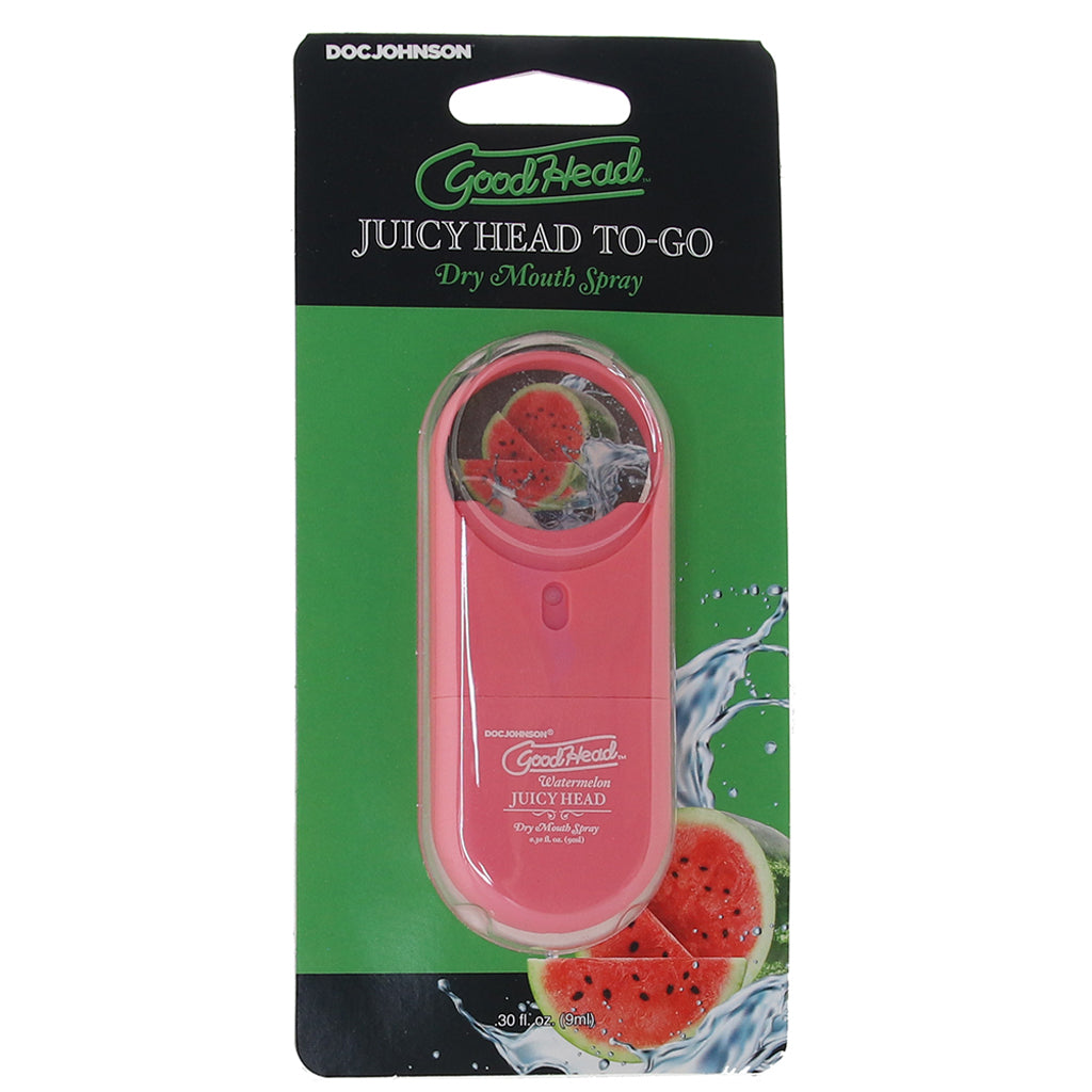 GoodHead Juicy Head Dry Mouth Spray To-Go in Watermelon Lubes and Lotions > Flavored Sex Lubes