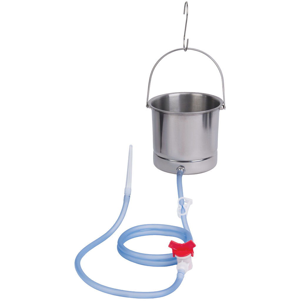 Aqua Clean 8 Piece Stainless Steel Bucket Set Anal Sex Toys > Douche and Enema