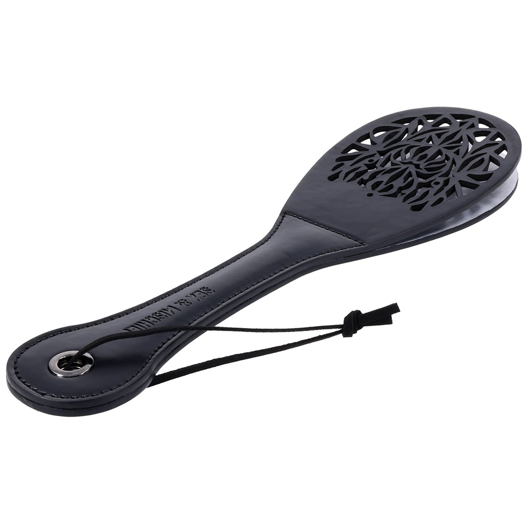 Sex & Mischief Lace Impression Spanker Paddle Bondage and Fetish > Whips and Crops