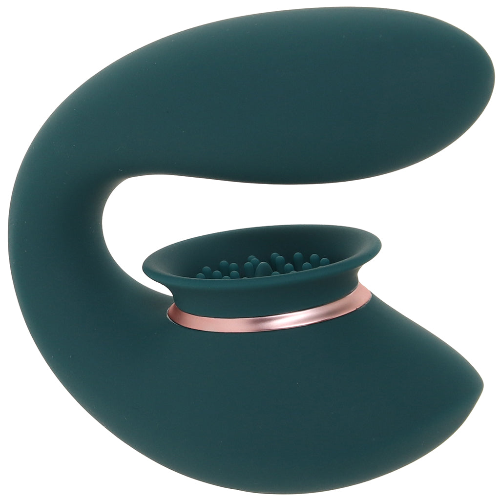 Twitch 3 Innovation G-Spot and Suction Vibe in Green Vibrators > G-Spot Vibrators