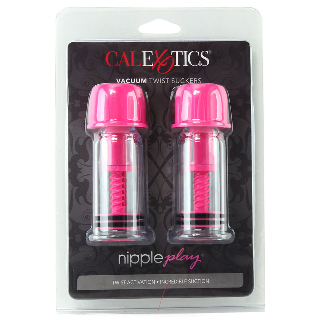 nipple play Vacuum Twist Suckers in Pink Bondage and Fetish > Nipple Stimulators & Clamps