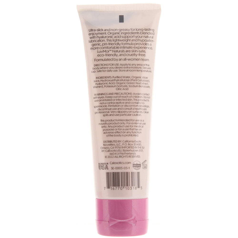 LuvMor Naturals Water Based Lube in 4oz/120ml Lubes and Lotions > Water Based Sex Lubes