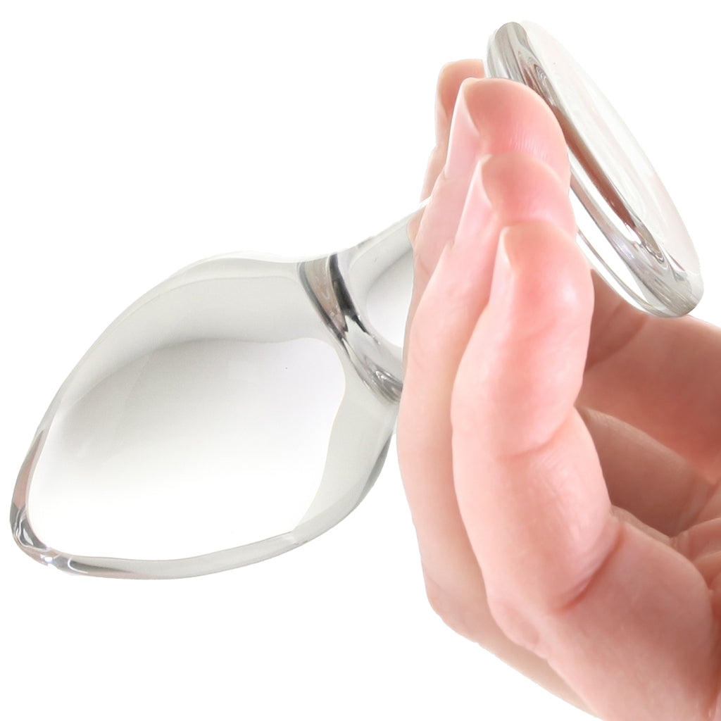 Clarity Utopian Trinity Glass Butt Plug Set