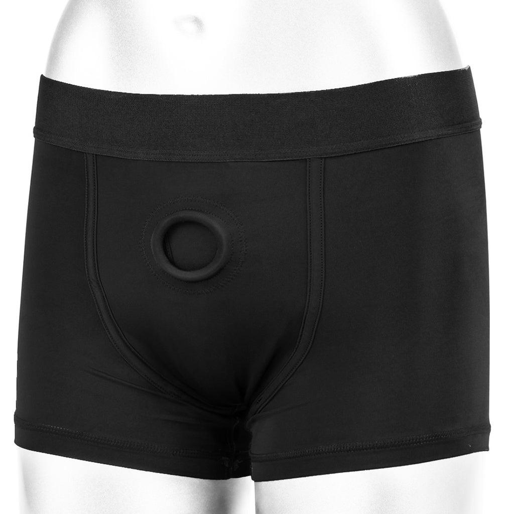 Her Royal Harness Boxer Brief in 2X/3X Dildo Sex Toys > Strap-On and Harnesses