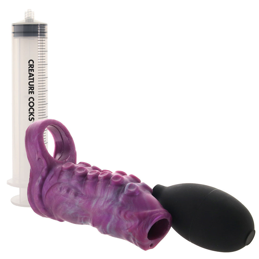Creature Cocks Tentacle Squirting Enhancer in Purple Male Enhancement > Extenders and Sleeves