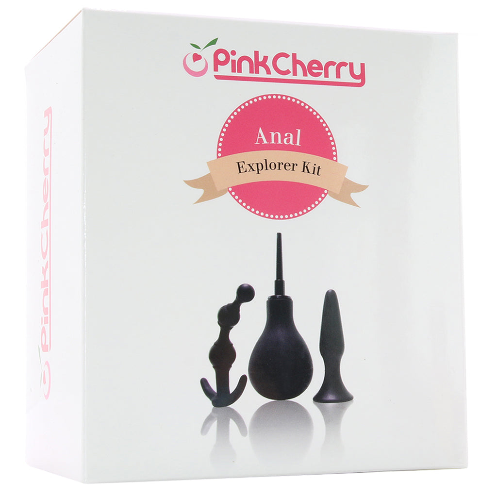 PinkCherry Anal Explorer Kit in Black Anal Sex Toys > Butt Plugs