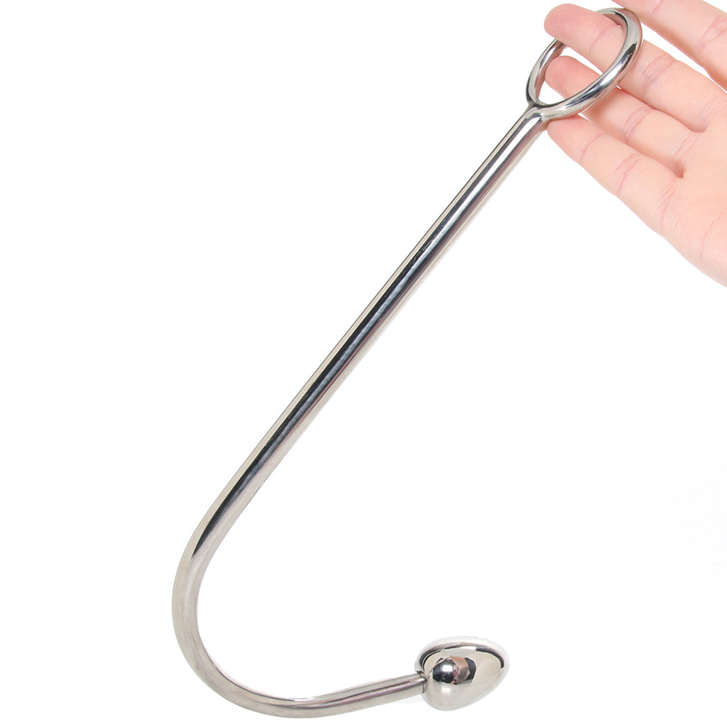 Stainless Steel Anal Hook Dildo Sex Toys > Anal Dildos