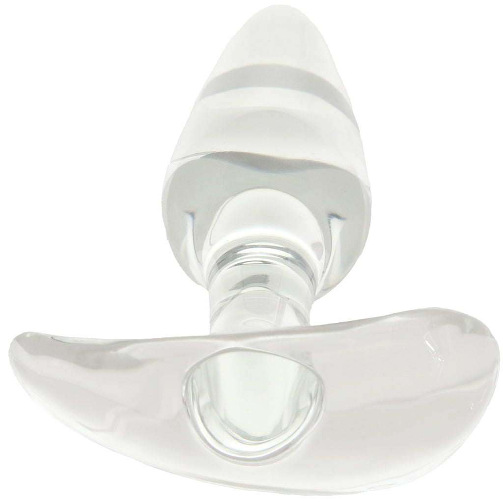 Clarity Utopian Floret Glass Butt Plug