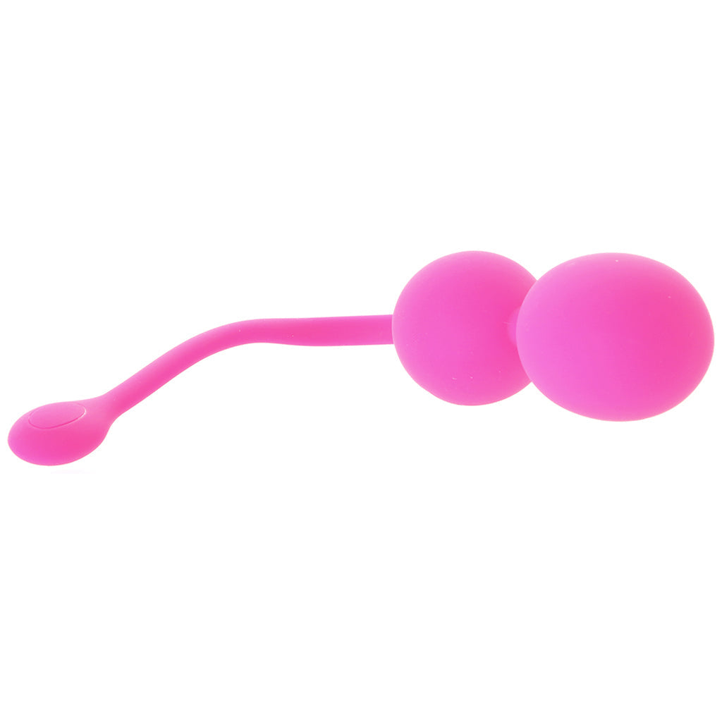 Dual Rechargeable Silicone Kegel Balls in Pink Kegel, Ben Wa and Pelvic Health Tools