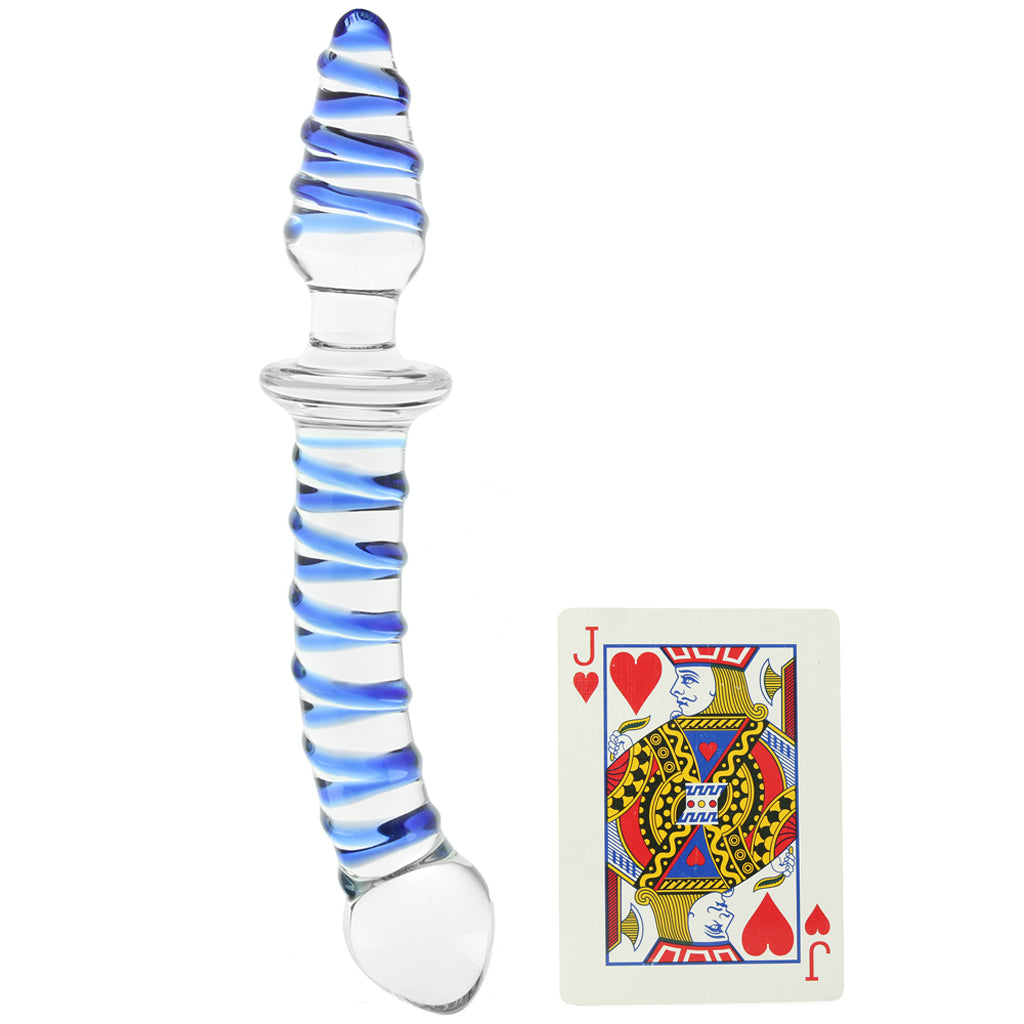 gläs 10 Inch Mr. Swirly Double Dildo & Butt Plug Dildo Sex Toys > G-Spot Dildos