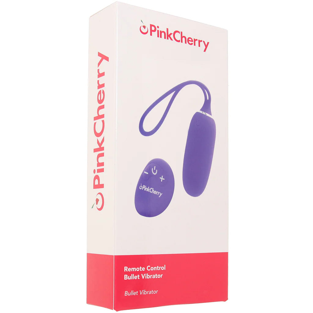 PinkCherry Remote Control Bullet Vibe in Purple
