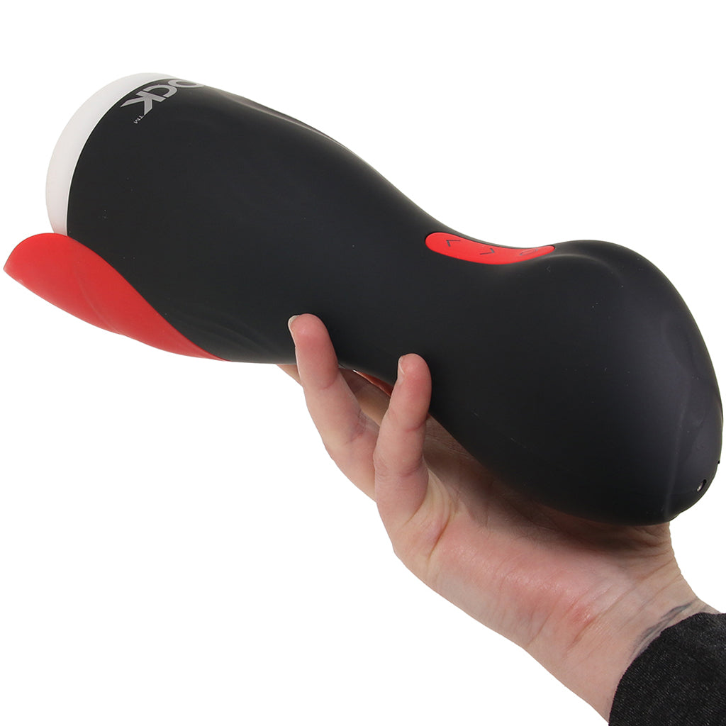 Jock Sucking & Vibrating Masturbator Male Masturbators > Vibrating