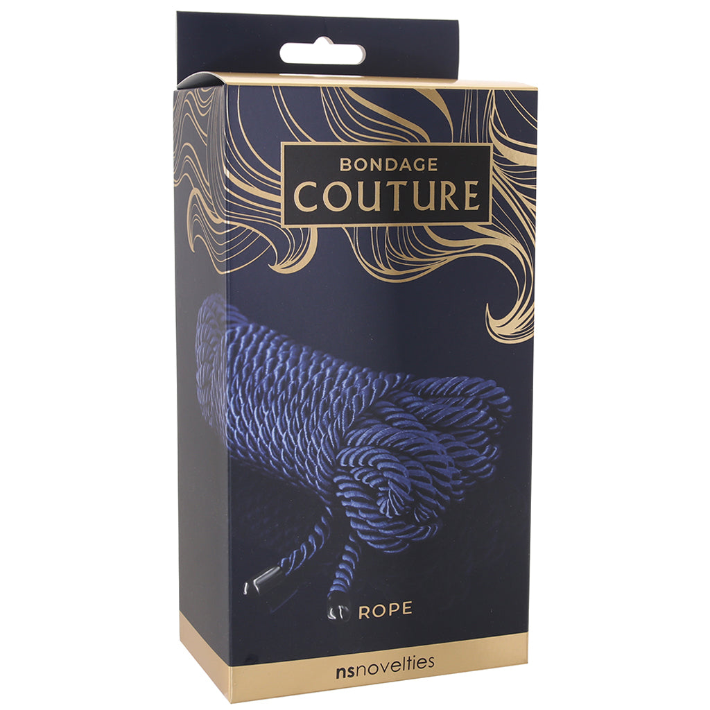 Bondage Couture Satin Rope in Blue Bondage and Fetish > Restraints