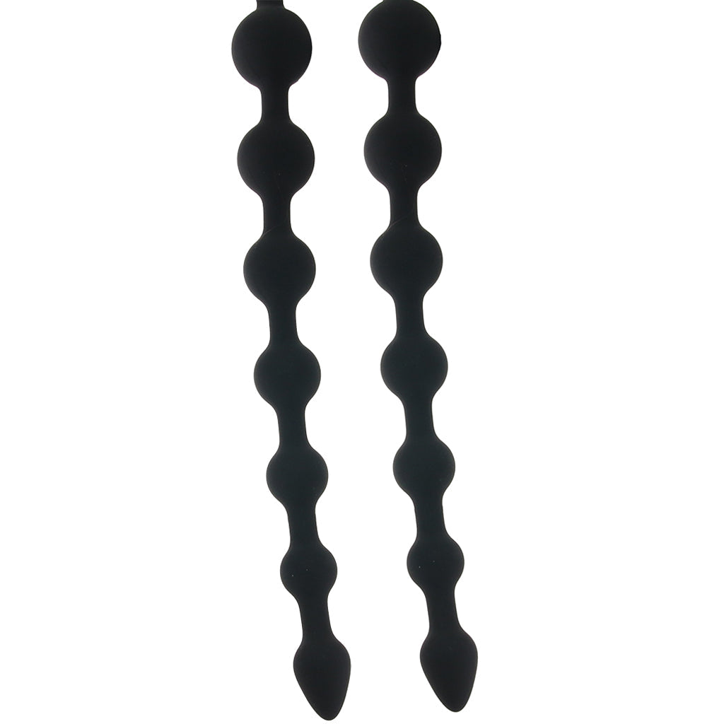 Ass-Station Dual Silicone Anal Beads Anal Sex Toys > Anal Beads