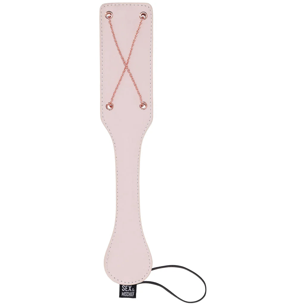 S&M Peaches 'n CreaMe Chain Impression Paddle Bondage and Fetish > Whips and Crops