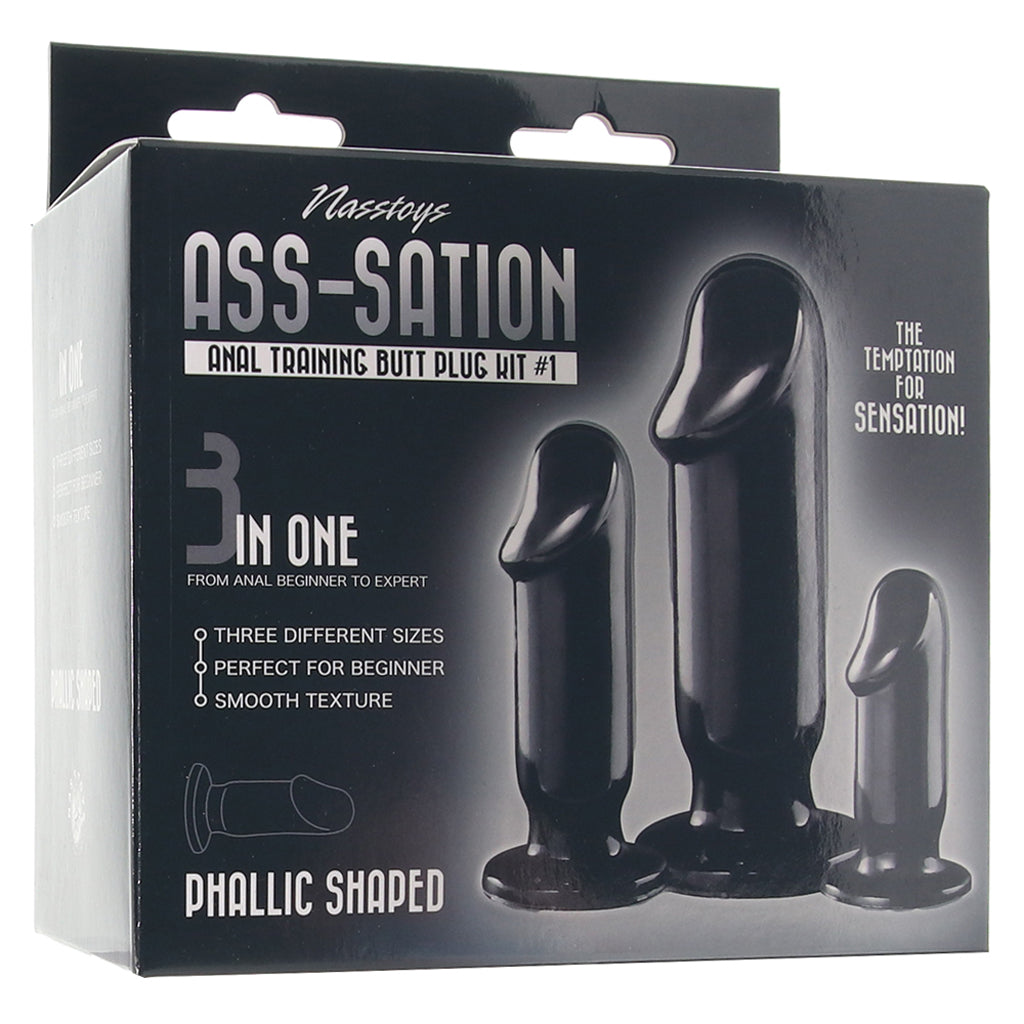 Ass-Sation Anal Training Butt Plug Kit #1 Anal Sex Toys > Butt Plugs