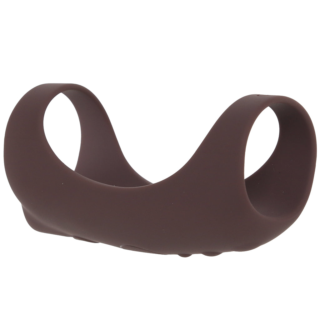 Jock Vibrating Silicone Penis Sleeve in Dark Male Enhancement > Extenders and Sleeves