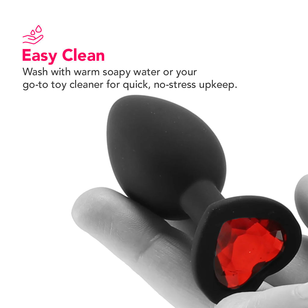Luxe Bling Butt Plug Kit Anal Sex Toys > Butt Plugs