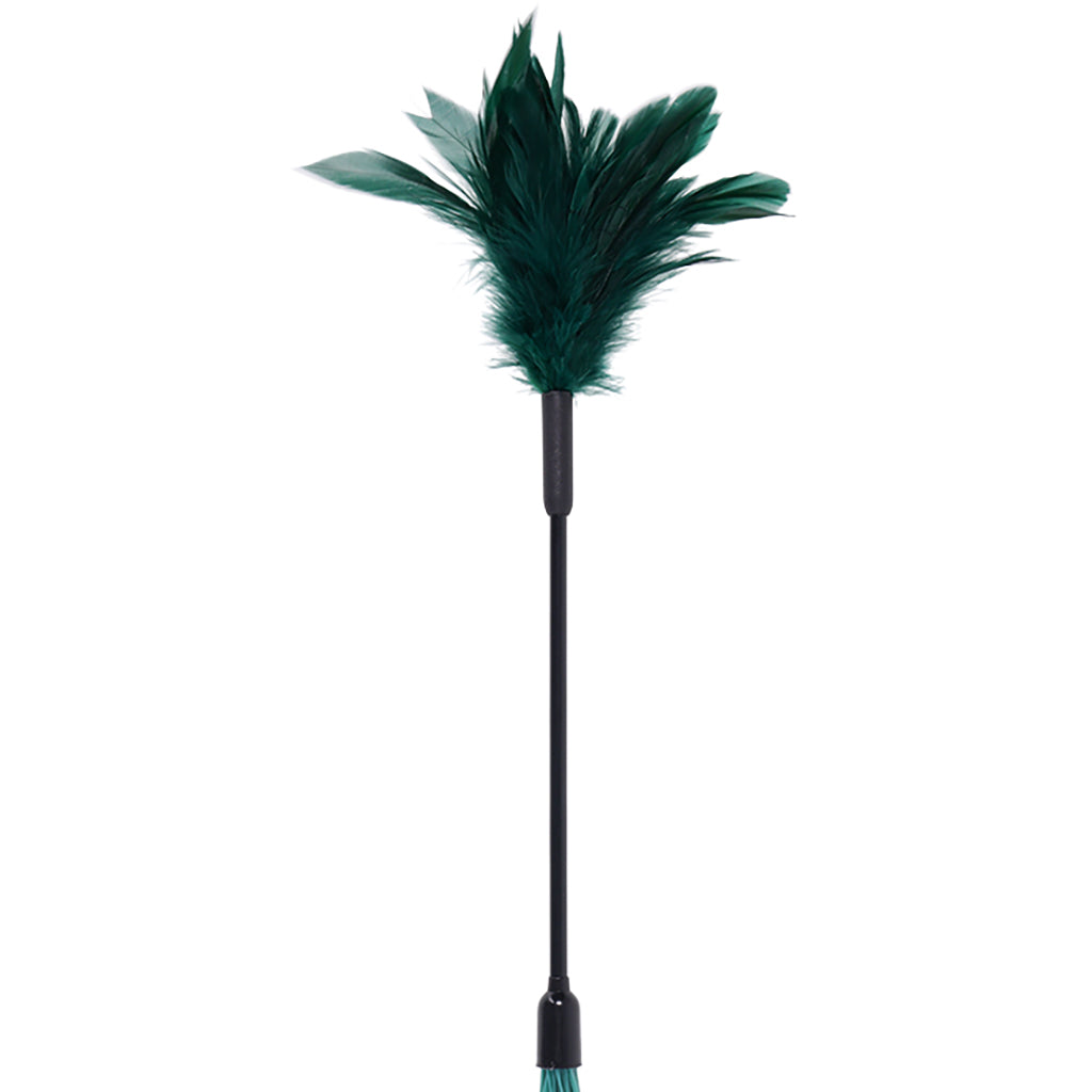 Sex & Mischief Indica Feather and Silicone Tickler Bondage and Fetish > Whips and Crops