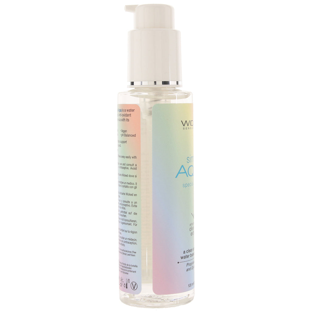 Simply Aqua Special Edition Lube 4oz/120ml Lubes and Lotions > Water Based Sex Lubes