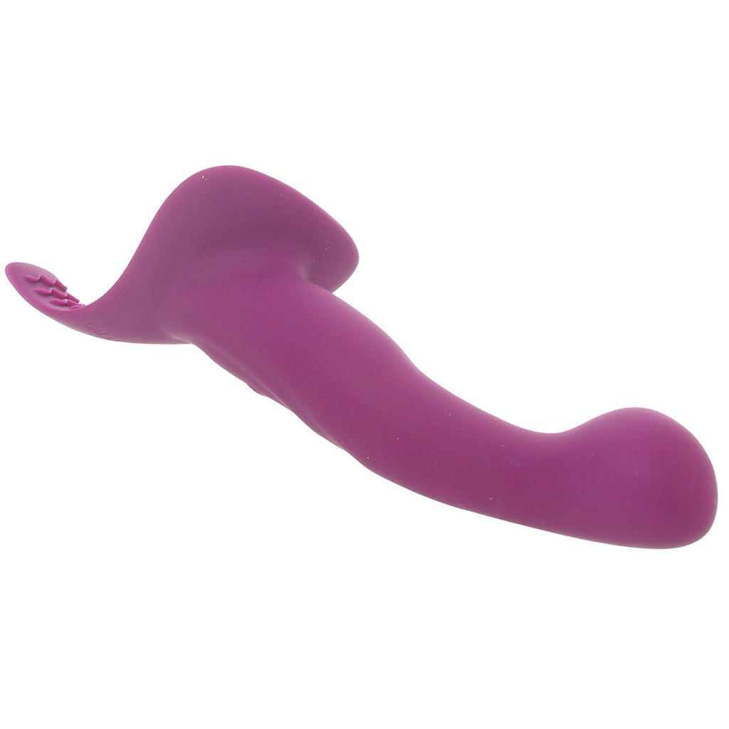 ME2 Vibrating Silicone Strap-On Ready Probe in Purple Vibrators > Strap-On & Wearable