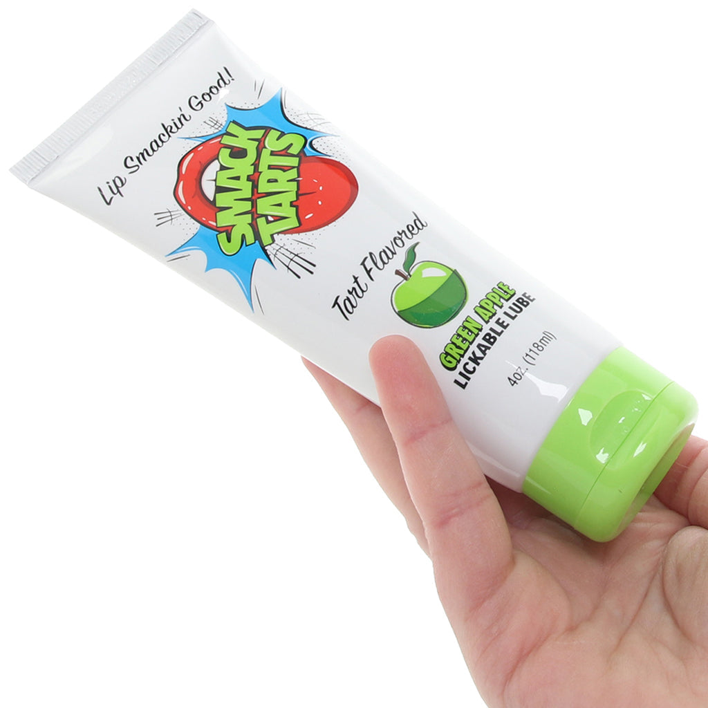 Smack Tarts Flavoured Lube 4oz/118ml in Green Apple Lubes and Lotions > Flavored Sex Lubes