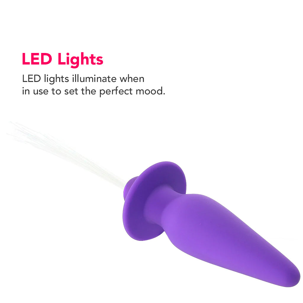 Southern Lights Vibrating Butt Plug in Purple Anal Sex Toys > Butt Plugs