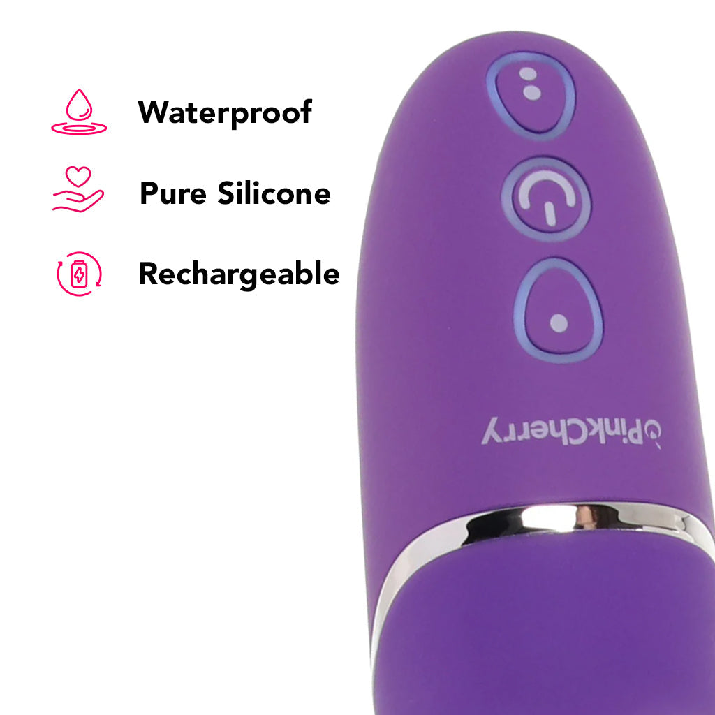 PinkCherry G-Spot Stroker Rabbit Vibe in Purple Vibrators > Rabbit Vibrators