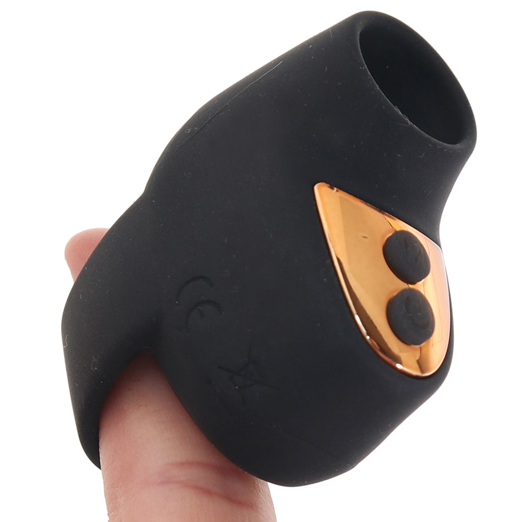 Shegasm Mini Silicone Clitoral Suction Vibe in Black Vibrators > Clitoral Stimulators