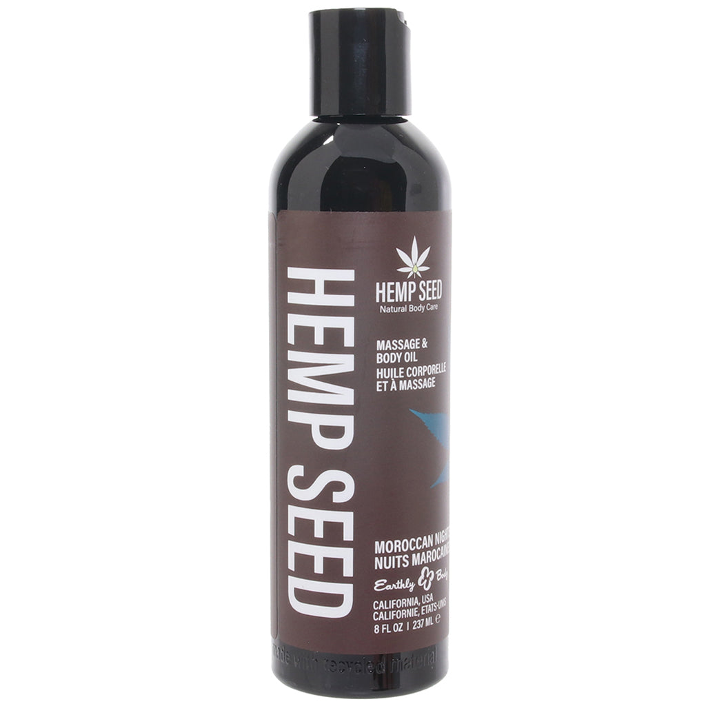 Hemp Seed Massage Oil 8oz/236ml in Moroccan Nights Sensual Love > Massage