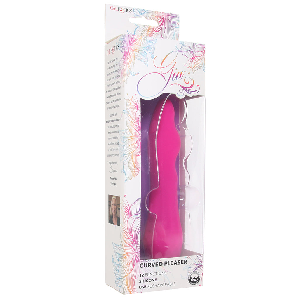 Gia Curved Pleaser Vibe Vibrators > G-Spot Vibrators